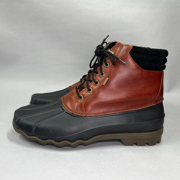 Sperry Men's Size 10 Avenue Brown Leather Waterproof Duck Boots‎ - Picture 4 of 11